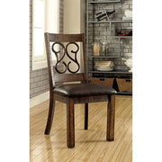 PAULINA Rustic Walnut Dining Table - Ricky's Furniture Outlet (Paso Robles, CA)