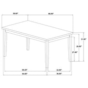 Andrews Dining Set - Ricky's Furniture Outlet (Paso Robles, CA)