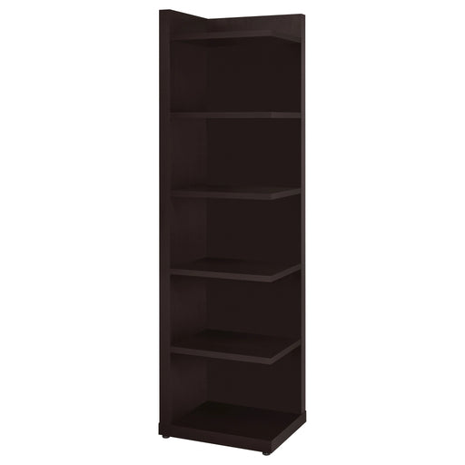 Alder Corner Bookcase - Ricky's Furniture Outlet (Paso Robles, CA)