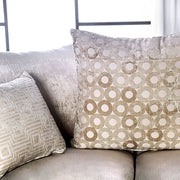 Benigno Love Seat Silver & Gray - Ricky's Furniture Outlet (Paso Robles, CA)