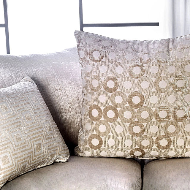 Benigno Love Seat Silver & Gray - Ricky's Furniture Outlet (Paso Robles, CA)