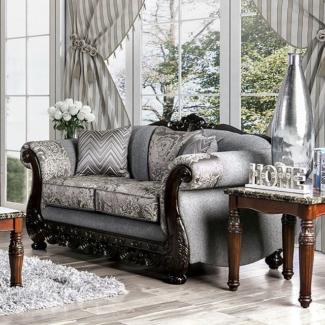 Newdale Gray Love Seat - Ricky's Furniture Outlet (Paso Robles, CA)