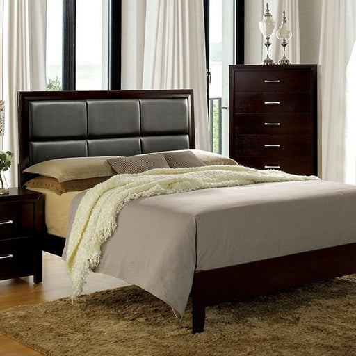 JANINE Espresso Cal.King & E.King Bed - Ricky's Furniture Outlet (Paso Robles, CA)