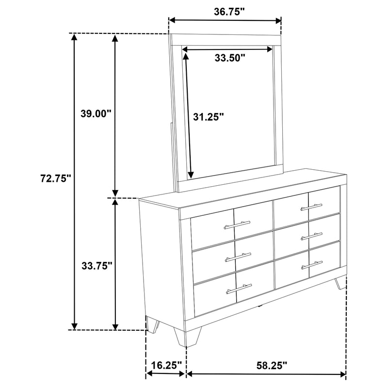 Trenton Dresser with Mirror