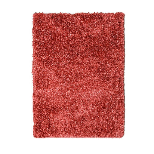 Annmarie Scarlet 5x8 FOA West area rug with vibrant red and intricate design, perfect for adding warmth to living spaces.