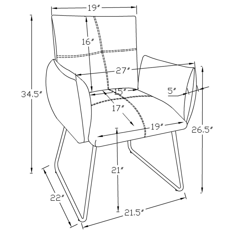 Ackland Dining Arm Chair - Ricky's Furniture Outlet (Paso Robles, CA)