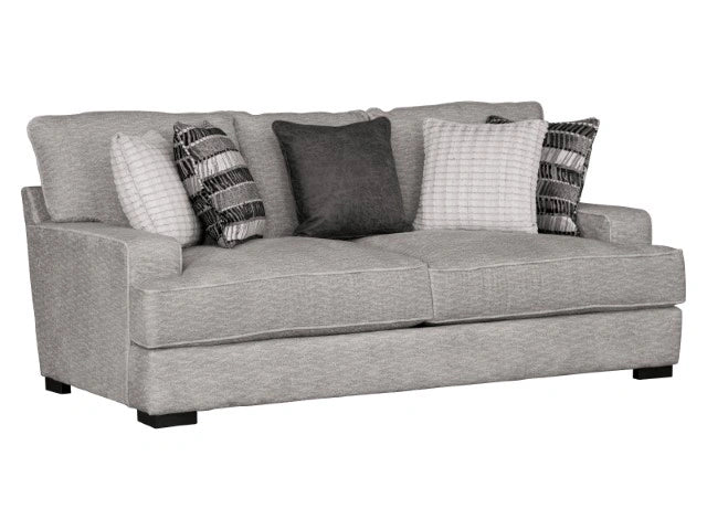 Gray FOA West Ardenfold sofa with plush cushions and modern design, shown in a stylish living room setting.