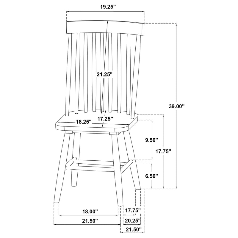 Andrews Dining Set - Ricky's Furniture Outlet (Paso Robles, CA)