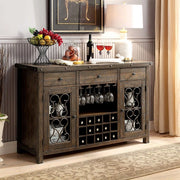 PAULINA Rustic Walnut Dining Table - Ricky's Furniture Outlet (Paso Robles, CA)
