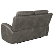 Brickston Triple Power Reclining Sofa Set - Ricky's Furniture Outlet (Paso Robles, CA)