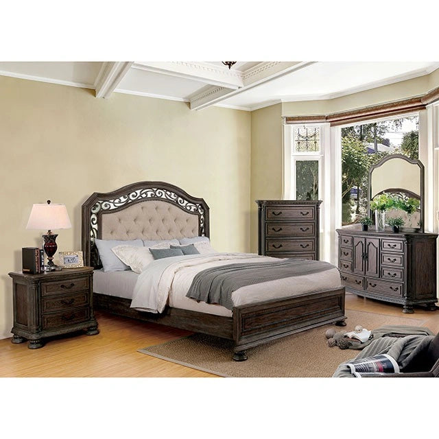 Persephone Rustic Natural Tone Night Stand - Ricky's Furniture Outlet (Paso Robles, CA)