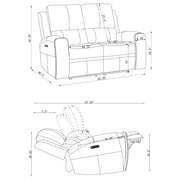 Brickston Triple Power Reclining Sofa Set - Ricky's Furniture Outlet (Paso Robles, CA)
