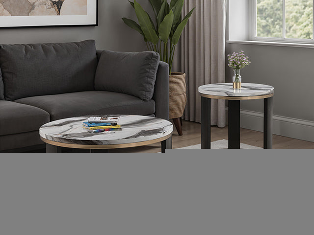 Bogor Round End Table