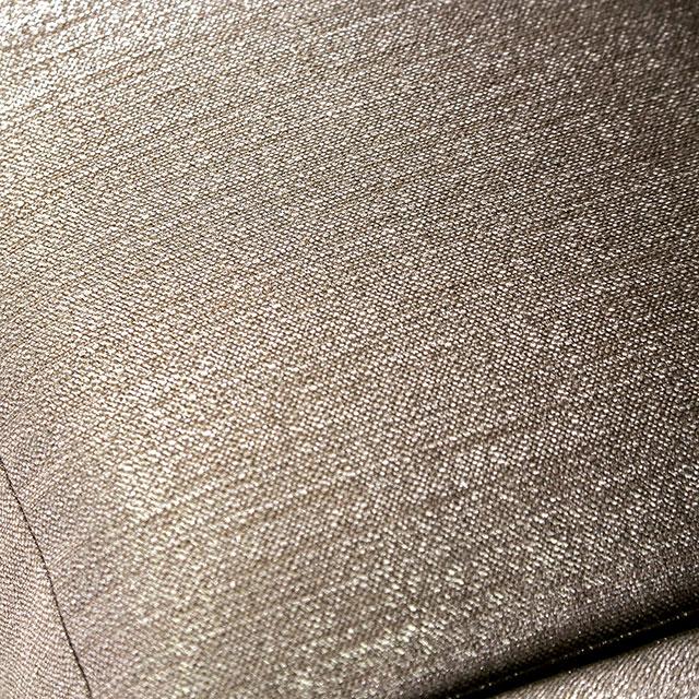 Benigno Love Seat Silver & Gray